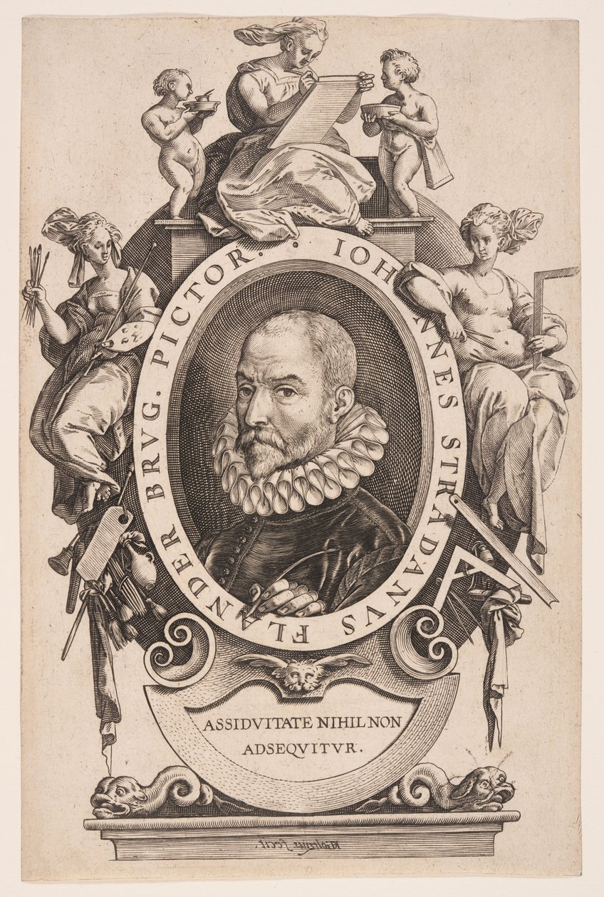 John Stradanus autorstwa Hendrick Goltzius
