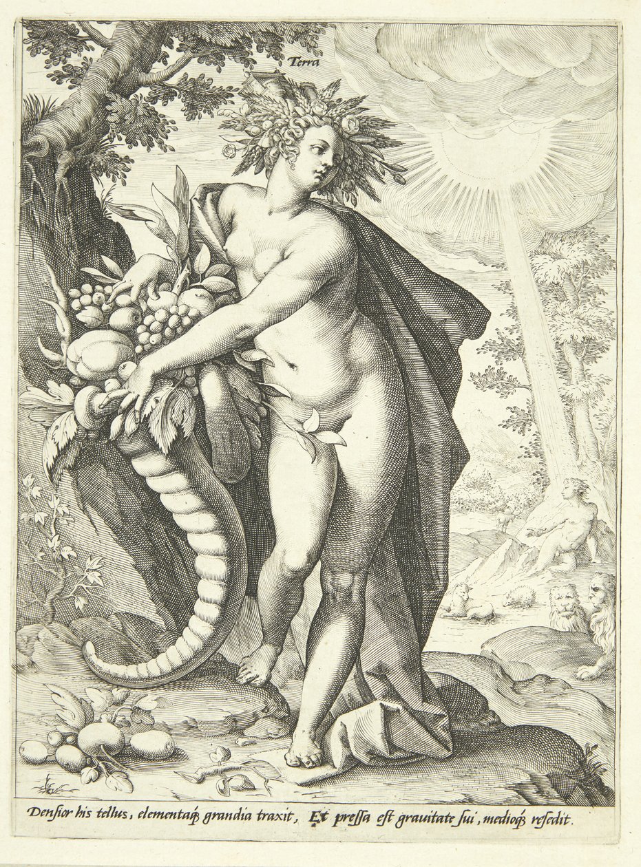 Ziemia (Terra) autorstwa Hendrick Goltzius
