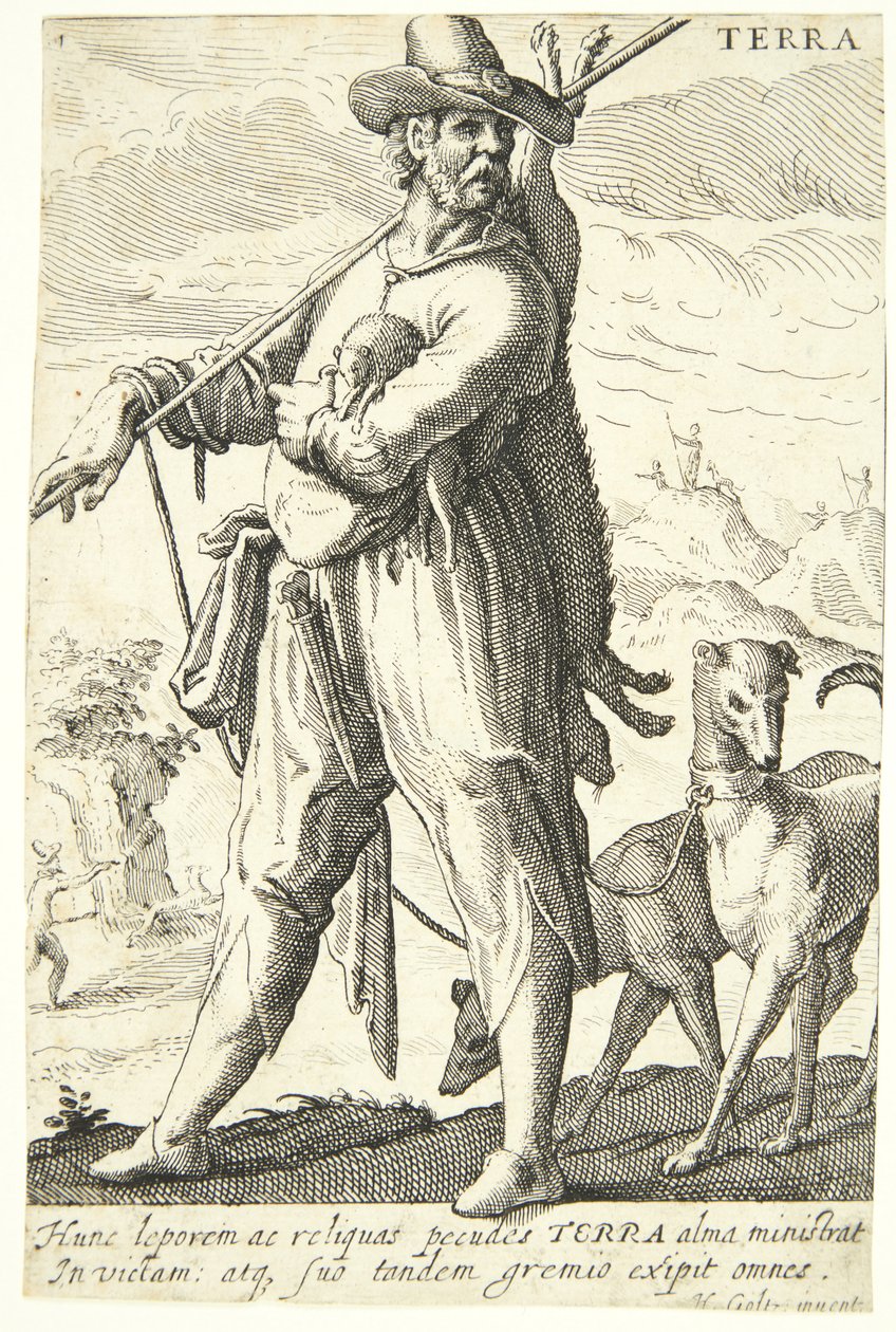 Ziemia (Terra) autorstwa Hendrick Goltzius