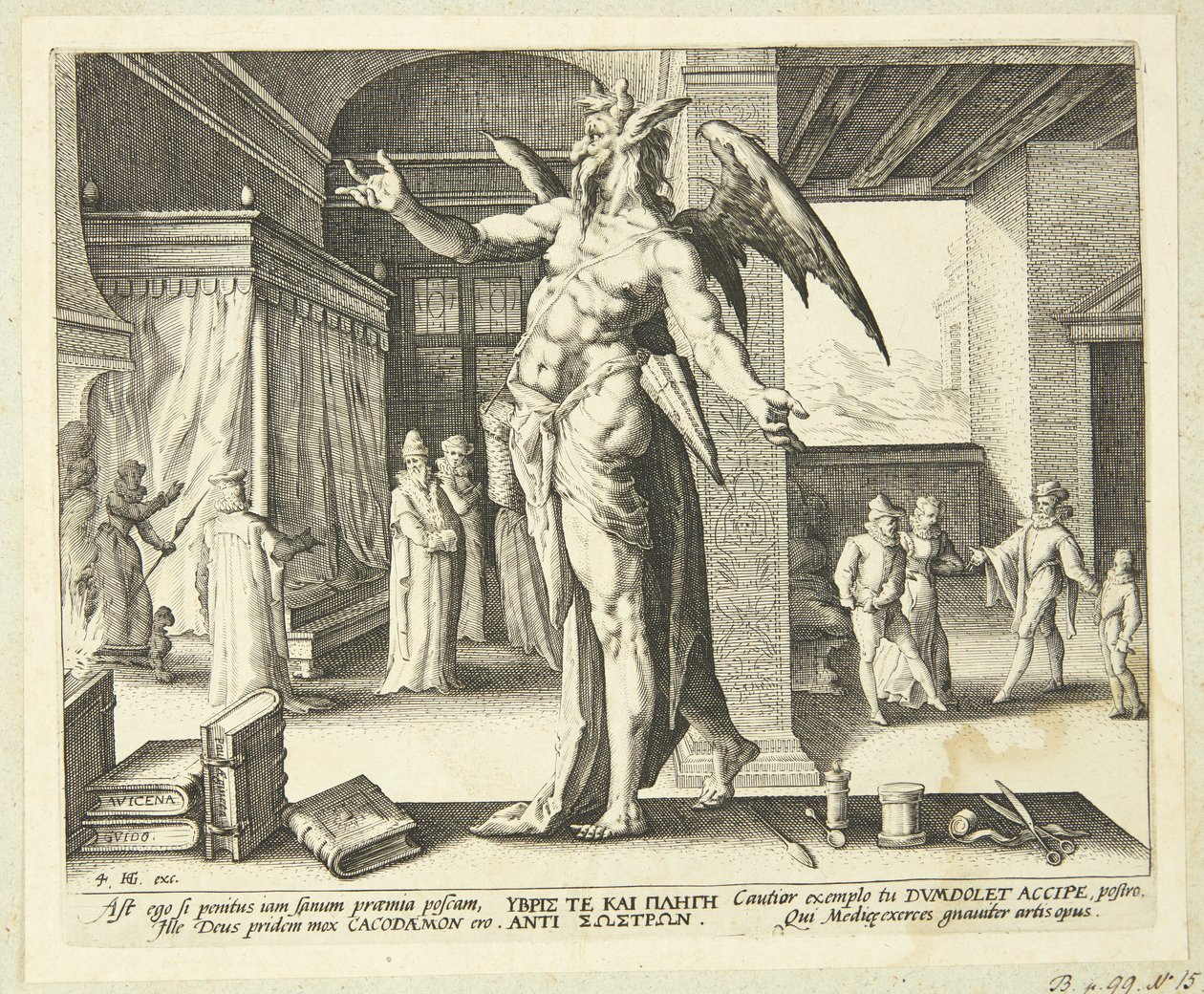 Doktor jak diabeł autorstwa Hendrick Goltzius