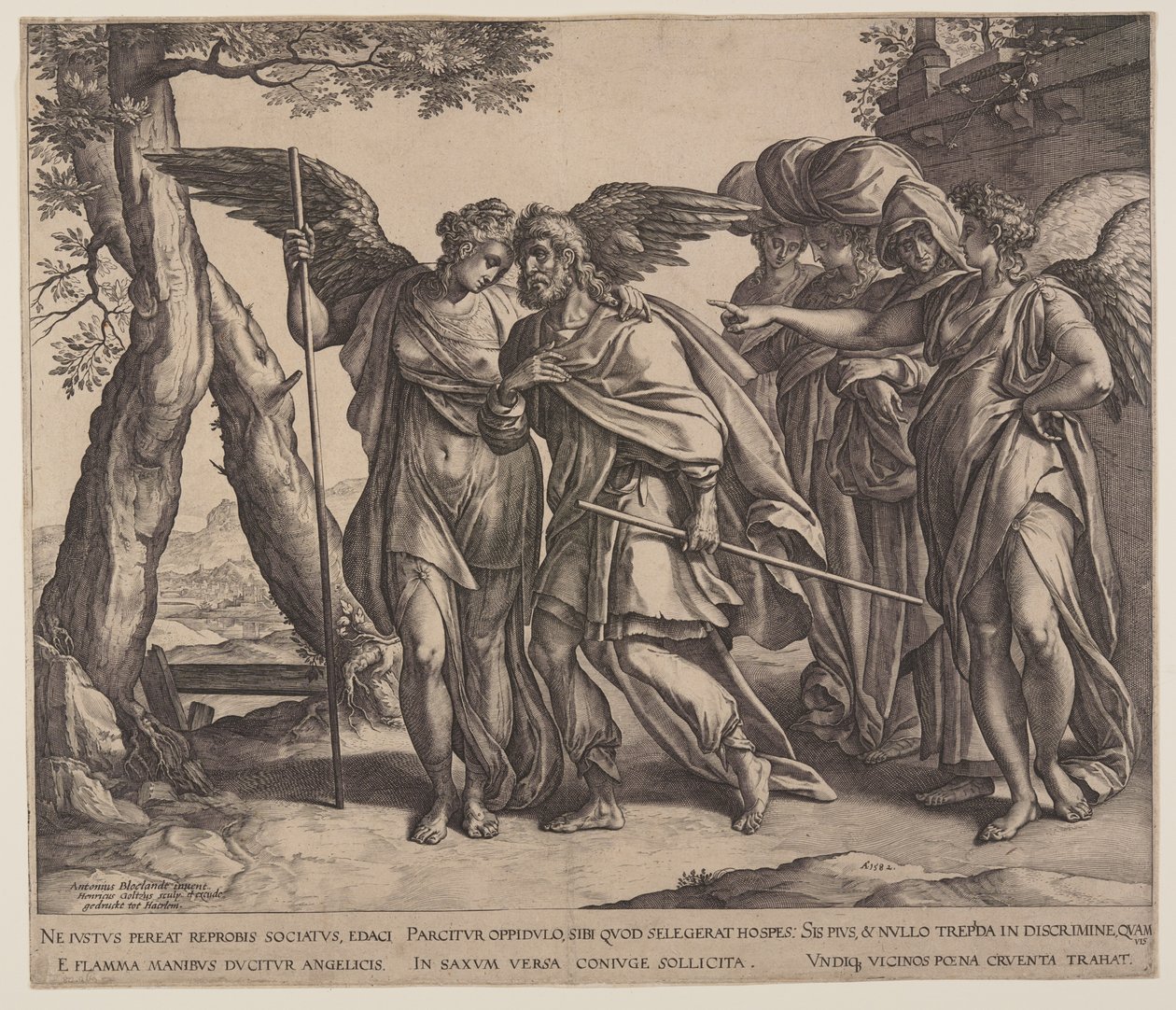 Lot i jego córki autorstwa Hendrick Goltzius