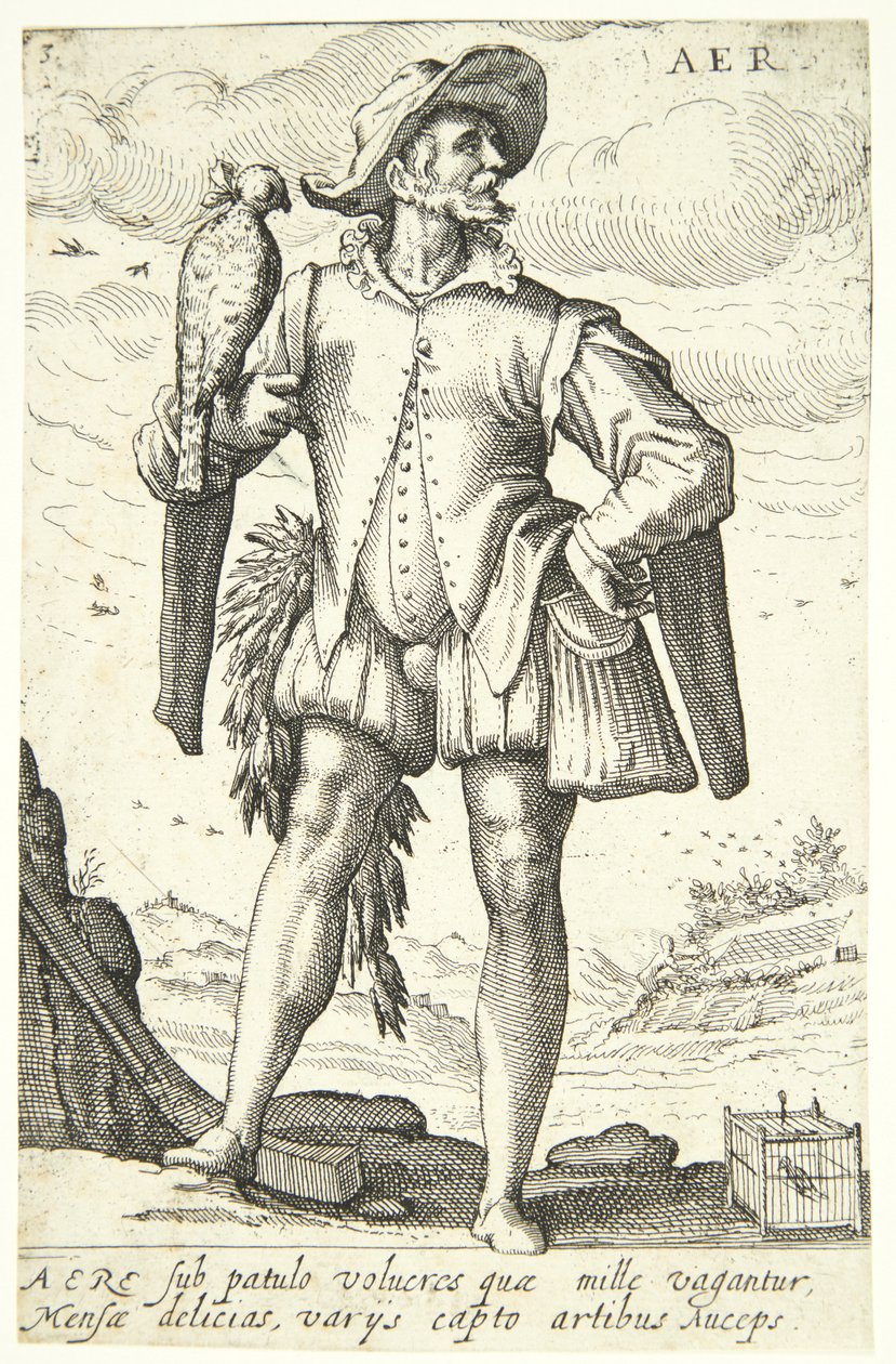 Powietrze (powietrze) autorstwa Hendrick Goltzius