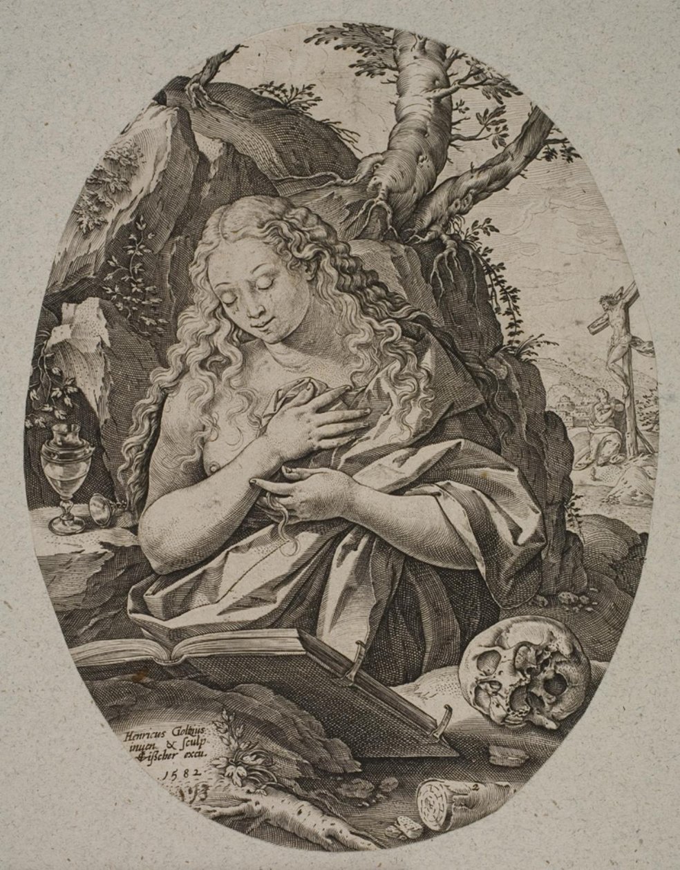 Maria Magdalena autorstwa Hendrick Goltzius