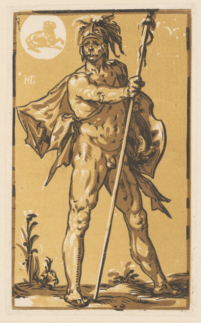 Mars autorstwa Hendrick Goltzius