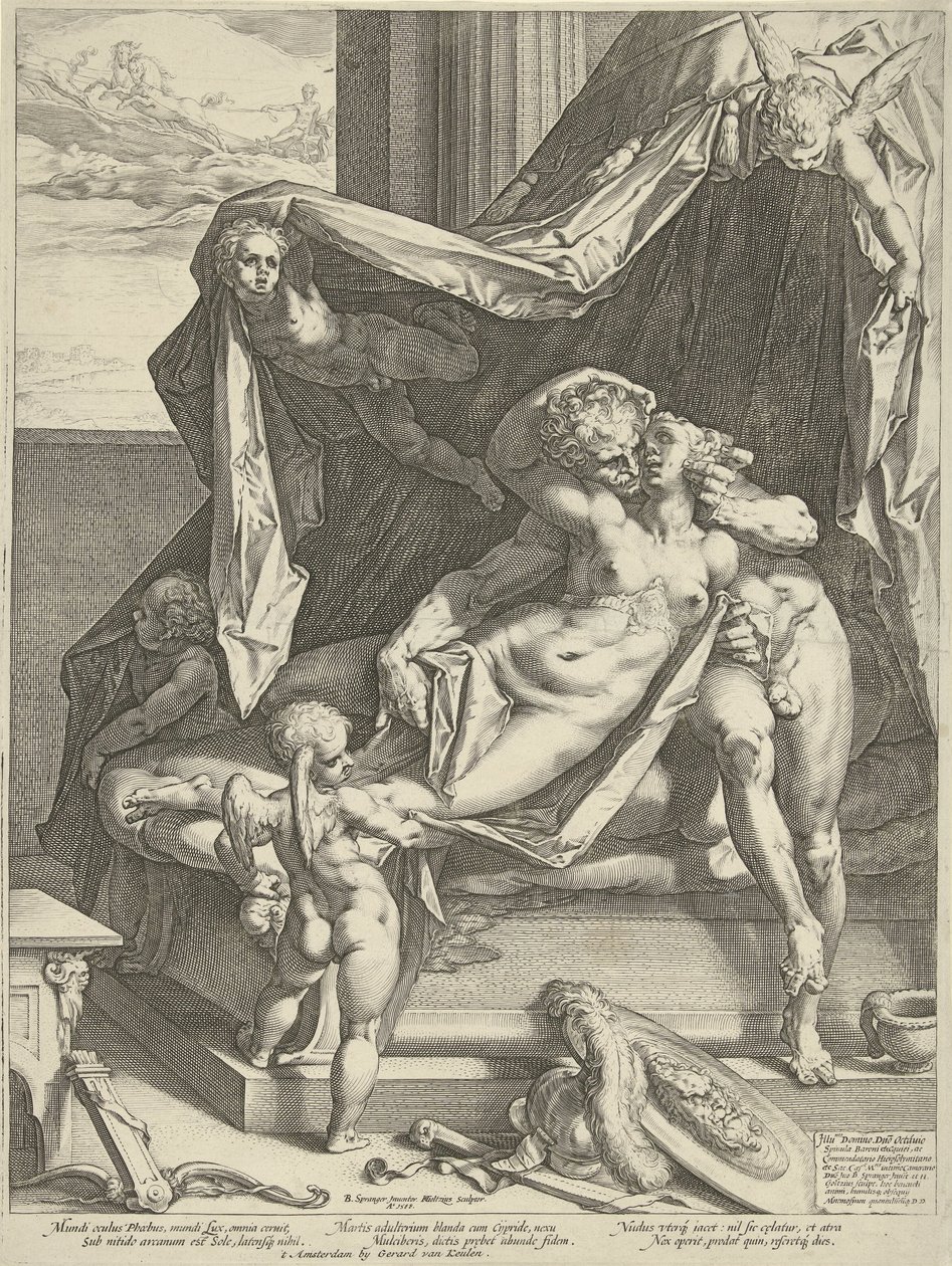Mars do Wenus autorstwa Hendrick Goltzius
