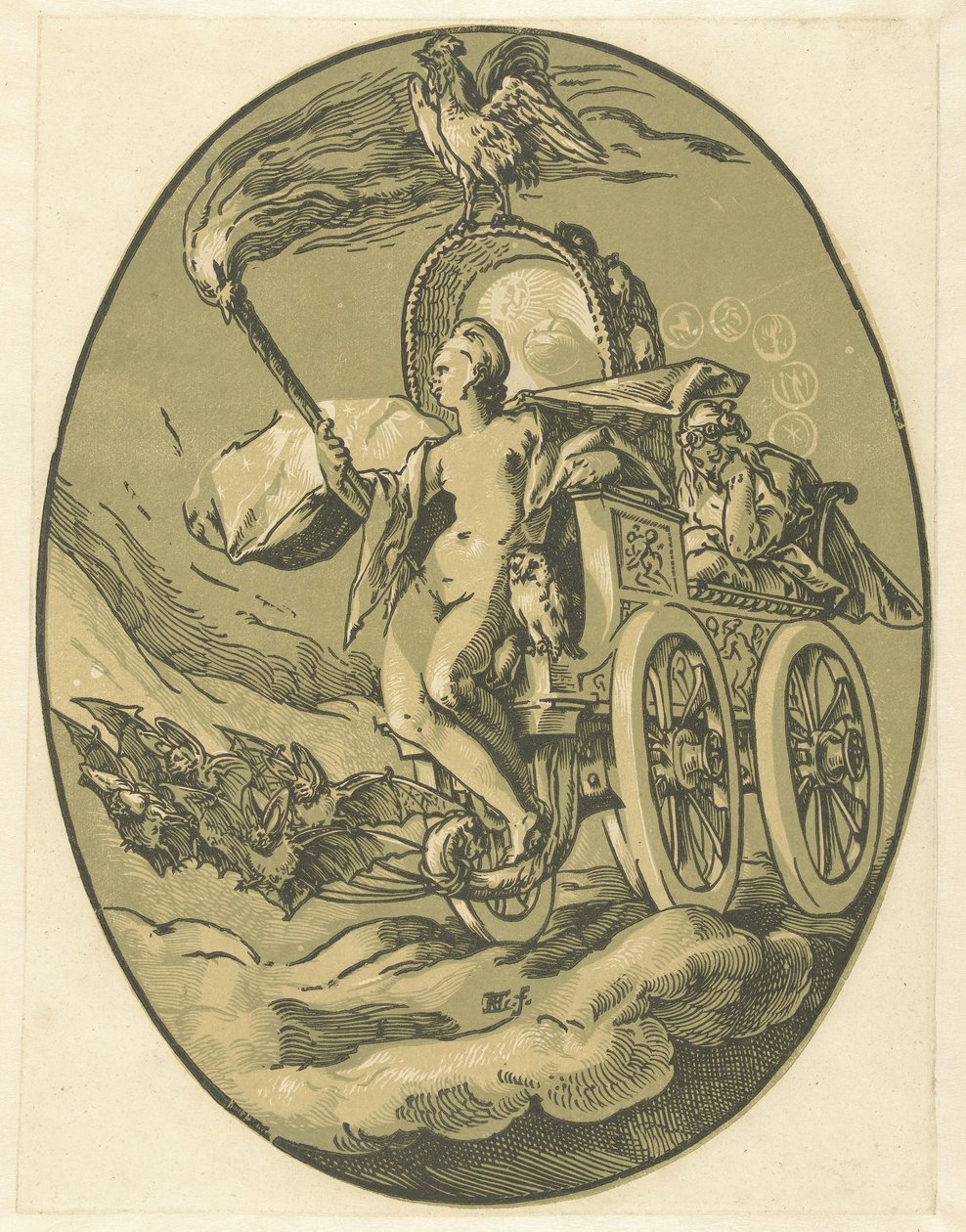 nox Bogowie i Boginie (tytuł serii) autorstwa Hendrick Goltzius