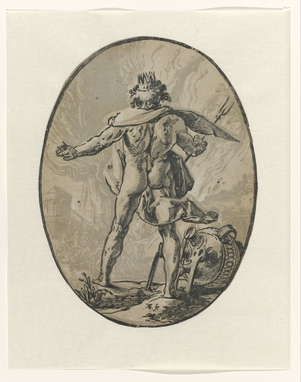 Pluton autorstwa Hendrick Goltzius
