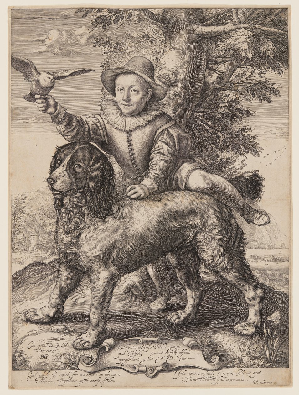 Portret Frederika de Vries autorstwa Hendrick Goltzius