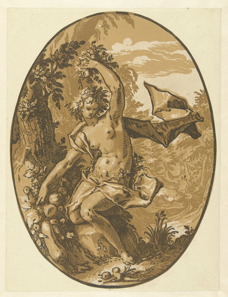 Prozerpina Bogowie i Boginie (tytuł serii) autorstwa Hendrick Goltzius