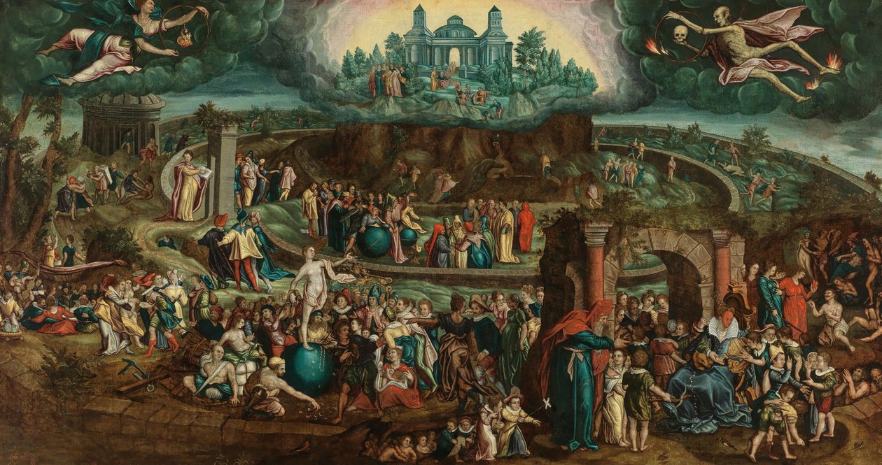 Tabula Cebetis Stół Cebes. autorstwa Hendrick Goltzius