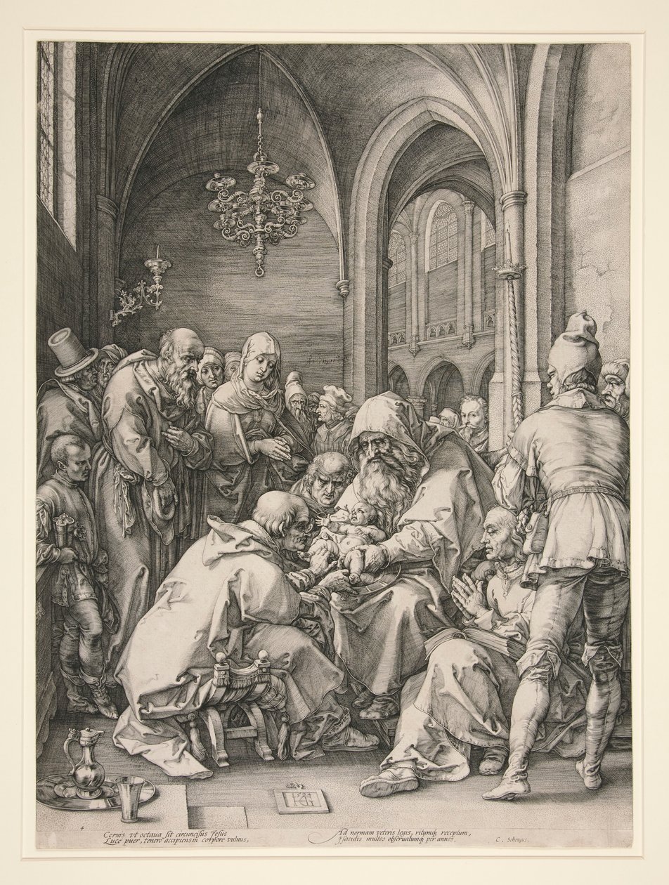 Obrzezanie autorstwa Hendrick Goltzius