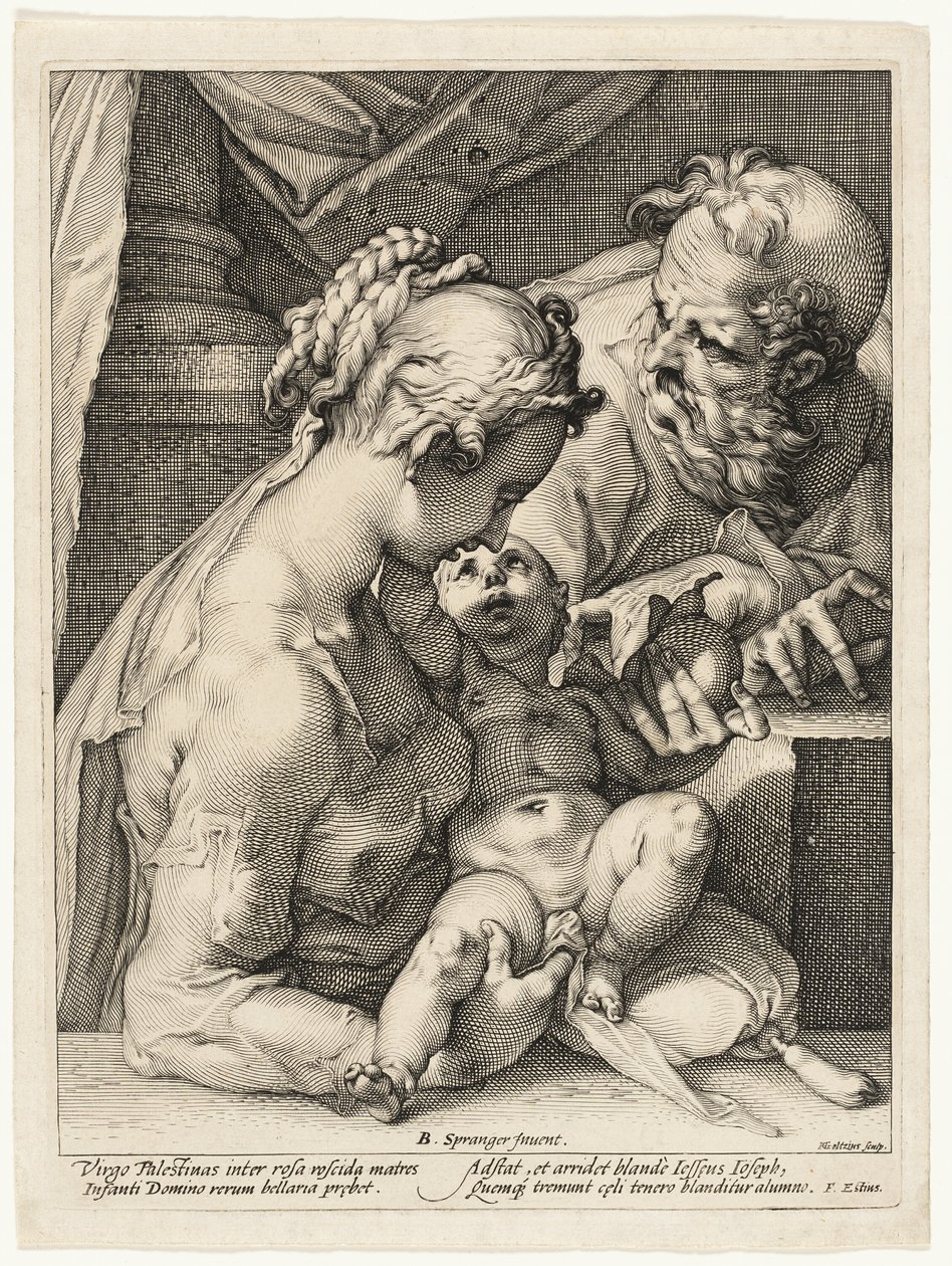 Święta Rodzina autorstwa Hendrick Goltzius