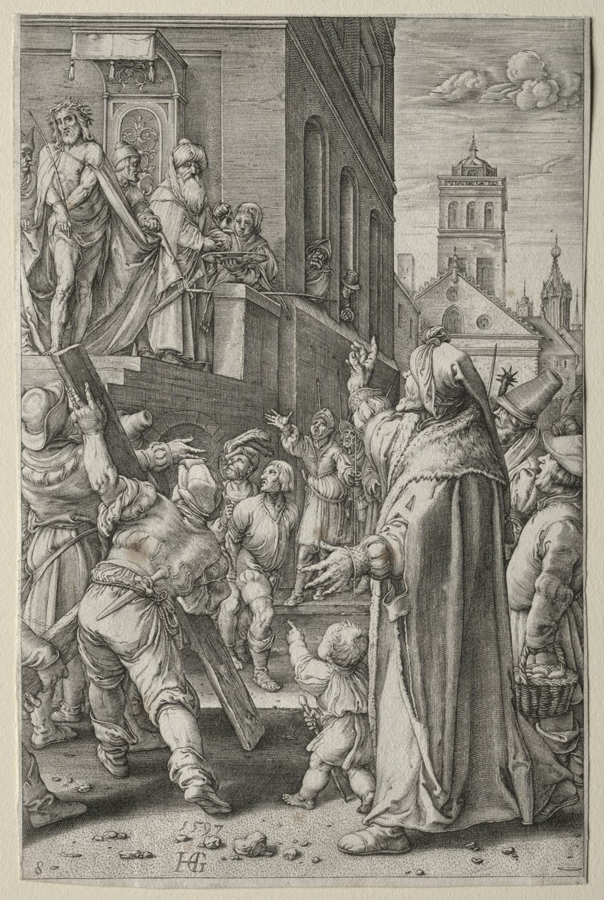 Pasja: Ecce Homo autorstwa Hendrick Goltzius