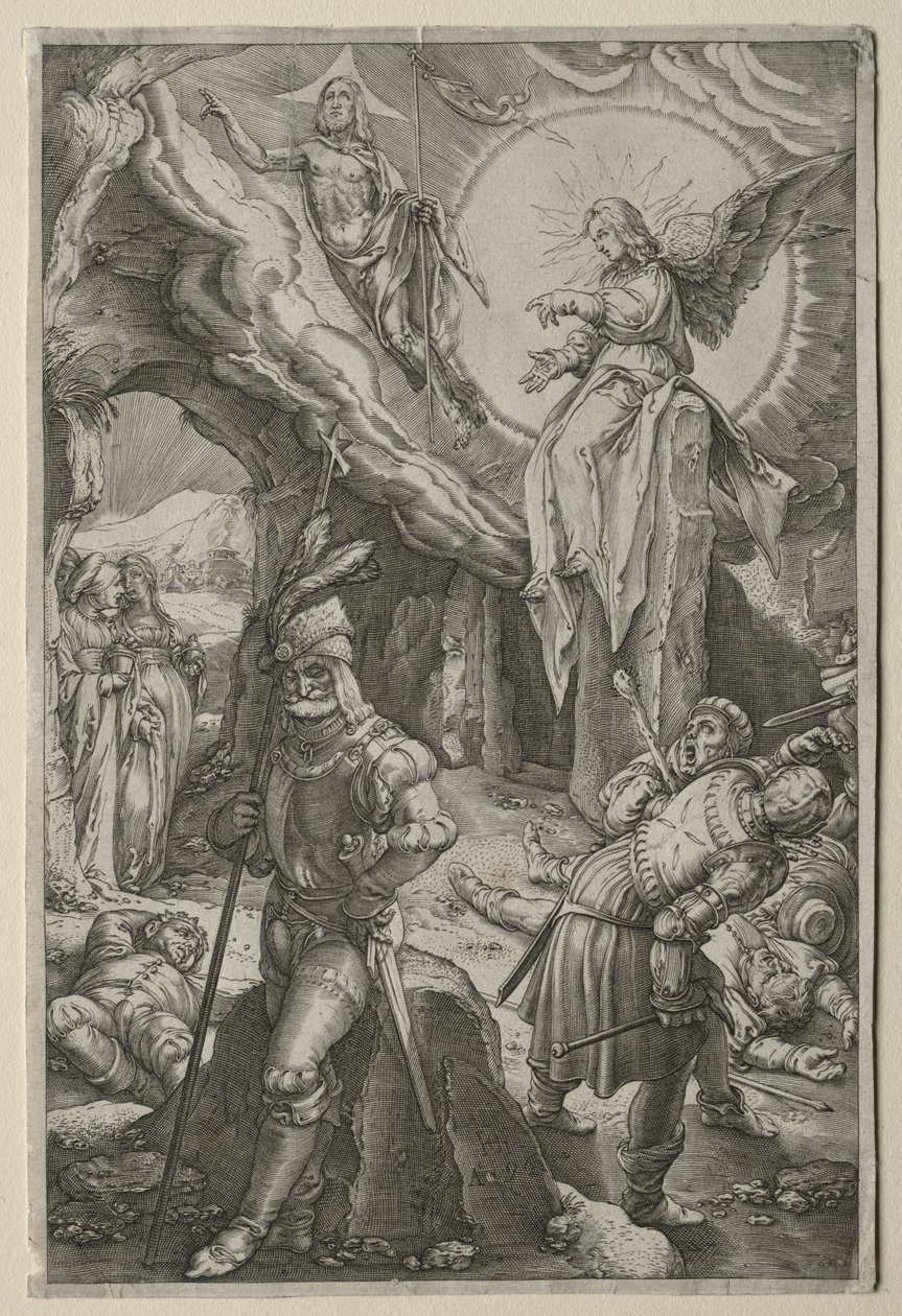 Pasja: Zmartwychwstanie autorstwa Hendrick Goltzius