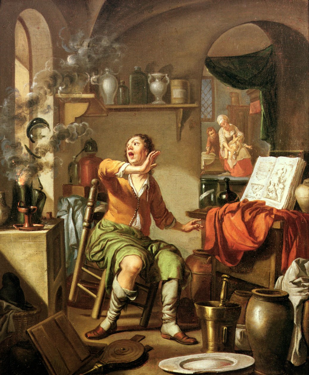 Alchemik autorstwa Hendrick Heerschop or Herschop