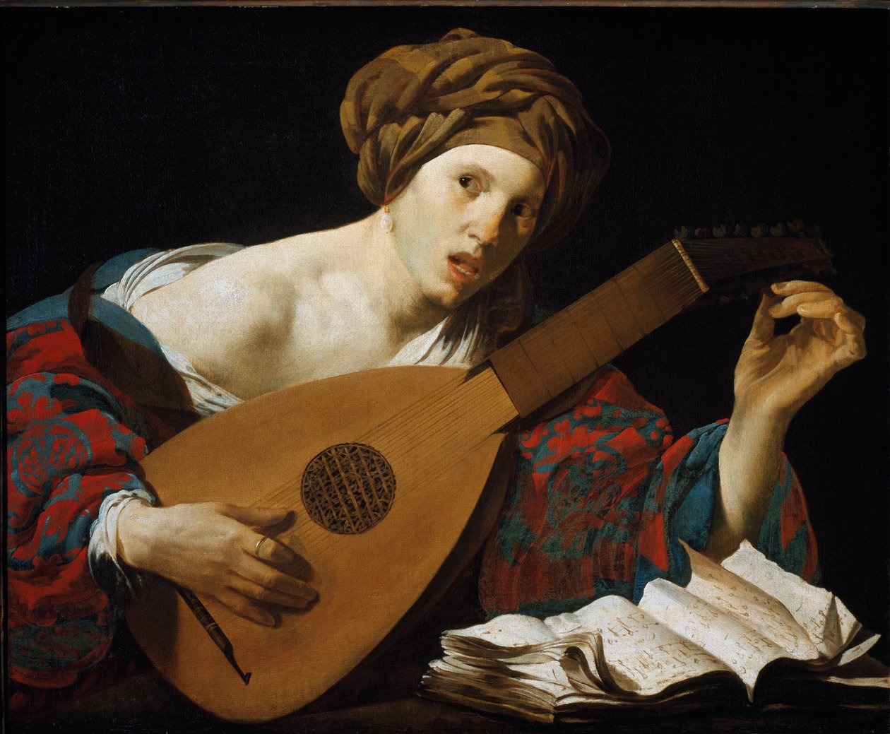 Lutniarz (malarstwo) autorstwa Hendrick Jansz Terbrugghen