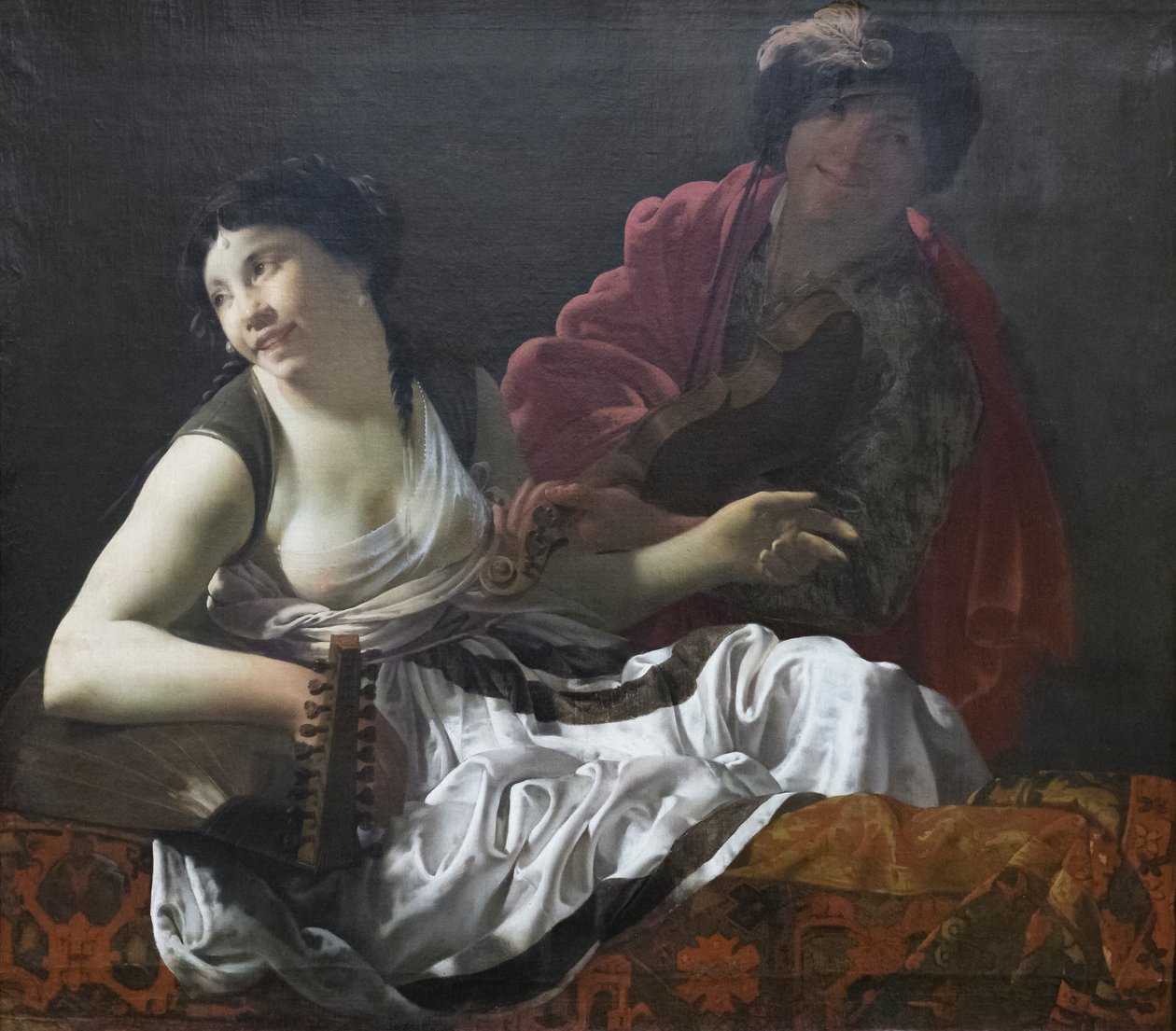 Koncert (alegoria słuchu) autorstwa Hendrick Jansz Terbrugghen