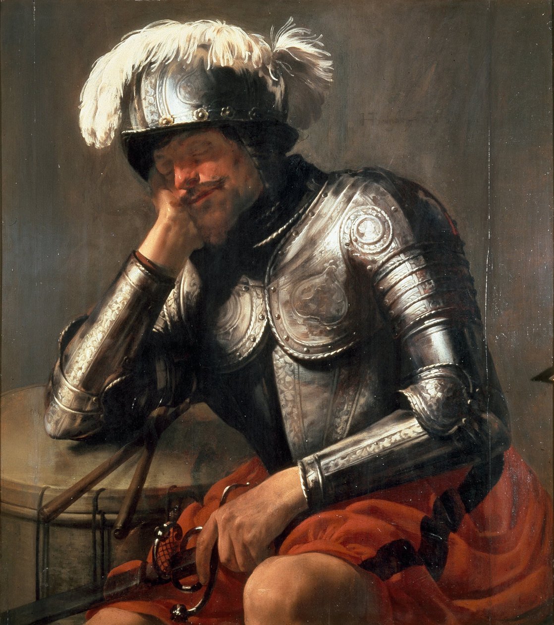 Mars śpi, 1629 autorstwa Hendrick Jansz Terbrugghen