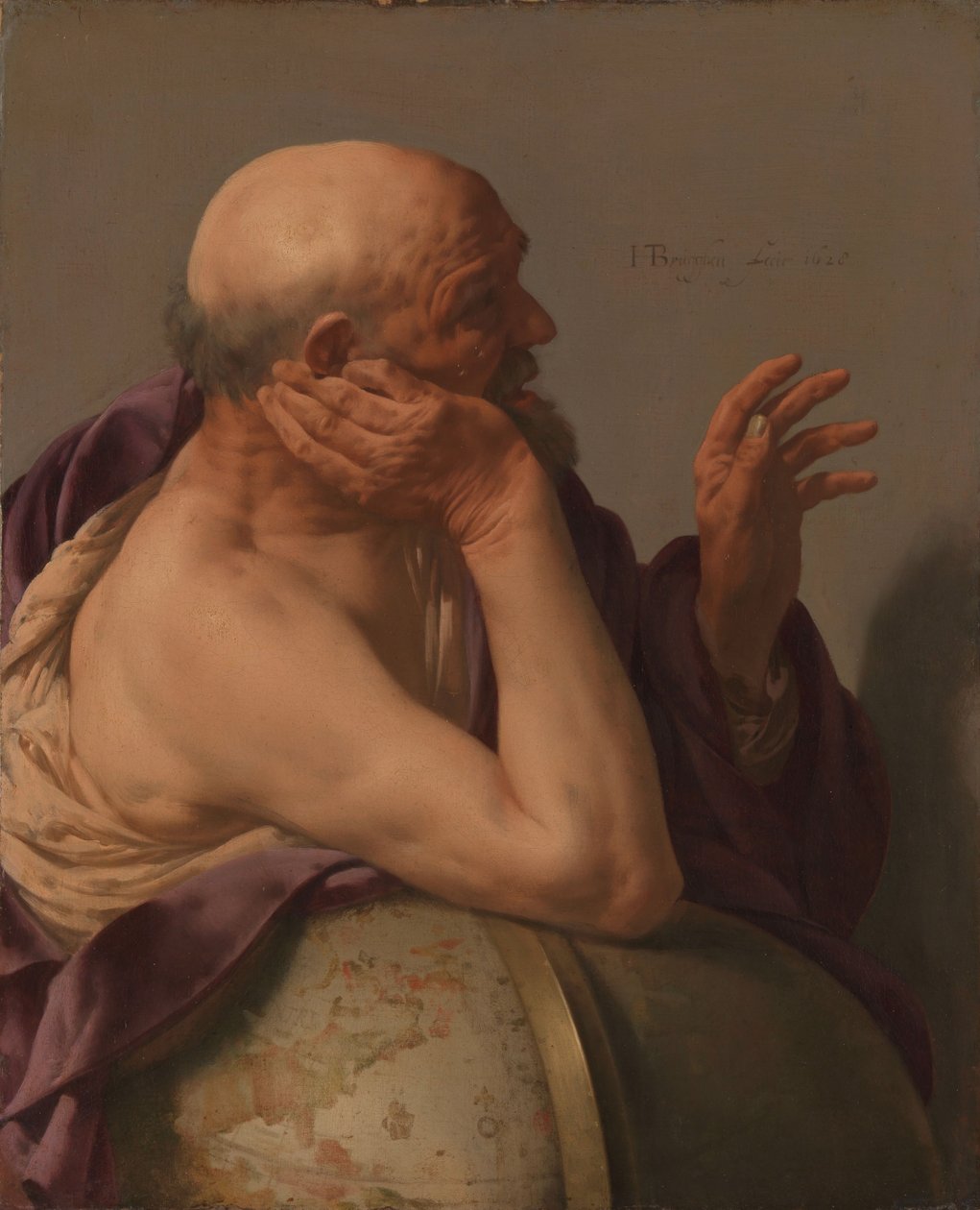 Heraklit, 1628 autorstwa Hendrick ter Brugghen