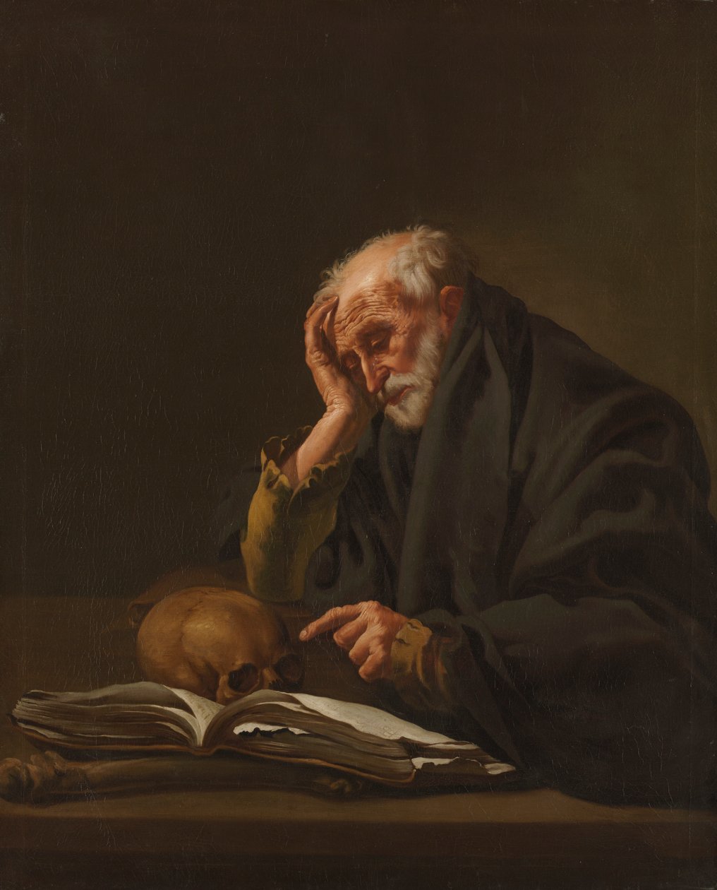 Św. Hieronim, c. 1621. autorstwa Hendrick ter Brugghen