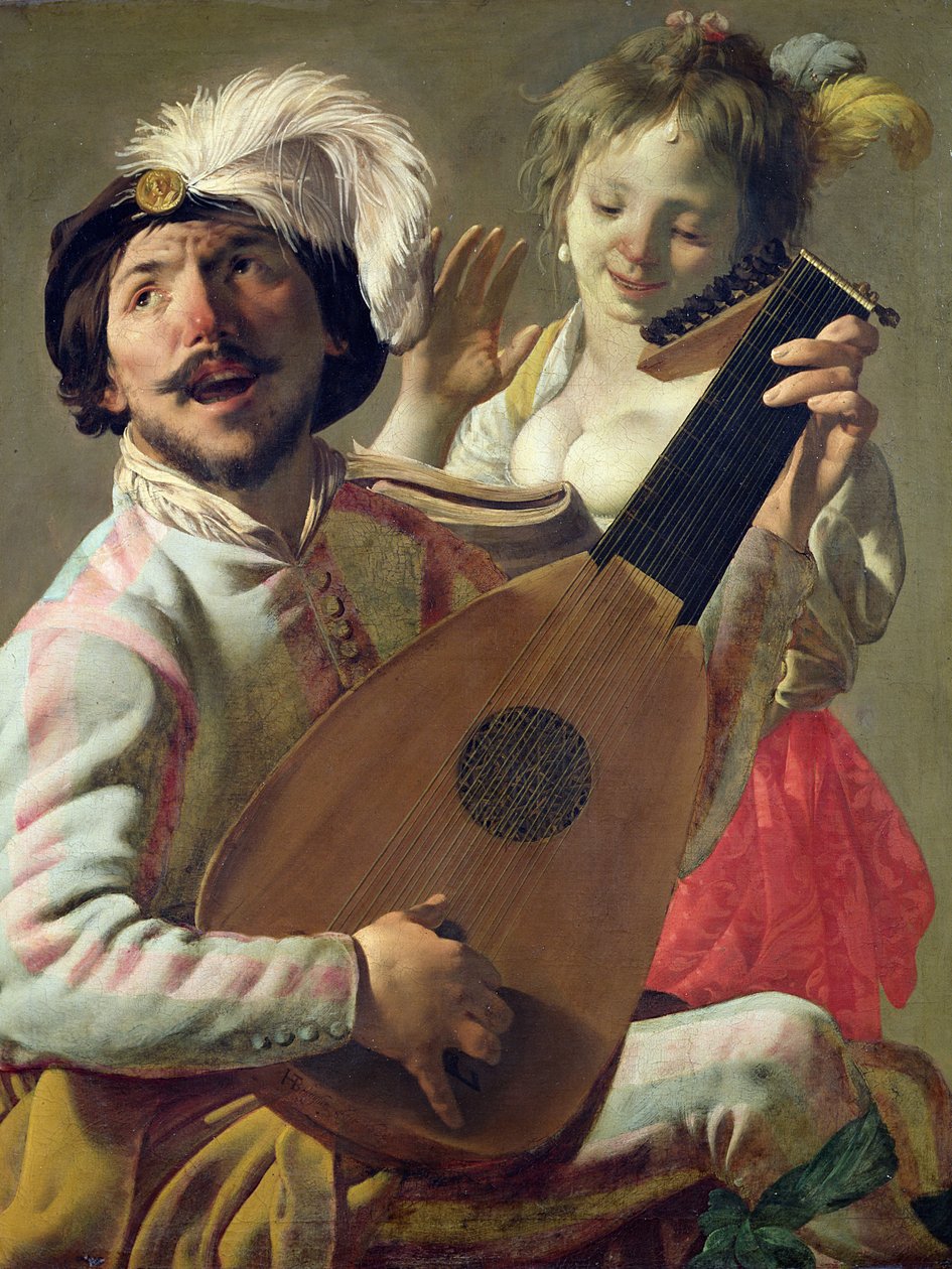 Duet, 1628 autorstwa Hendrick ter Brugghen