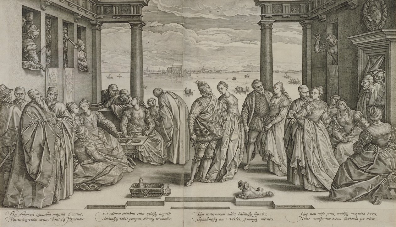 Wesele weneckie, 1584 r. autorstwa Hendrik Goltzius