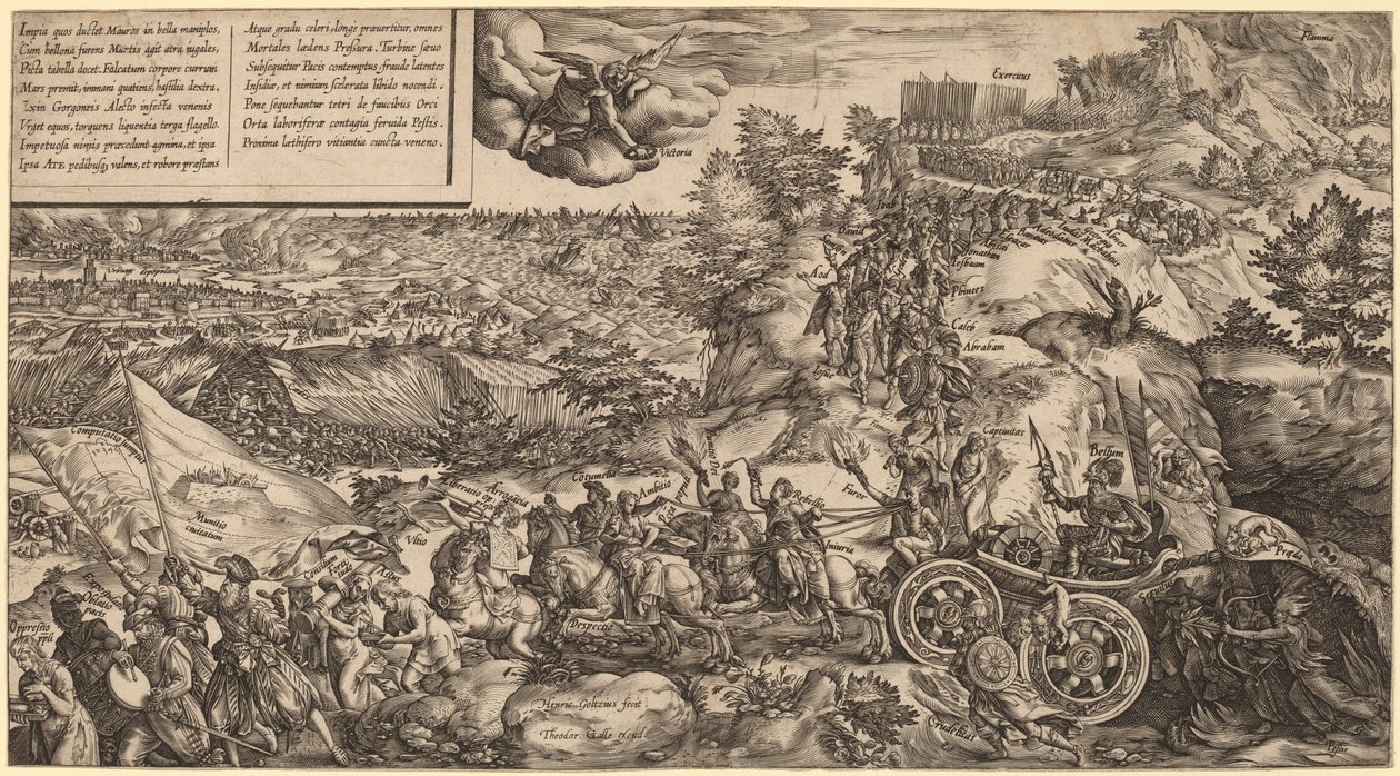 Alegoria wojny autorstwa Hendrik Goltzius