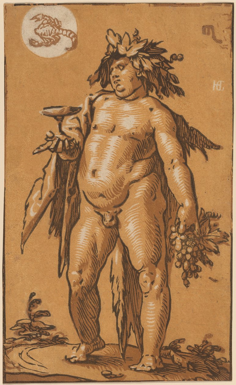 Bachus autorstwa Hendrik Goltzius