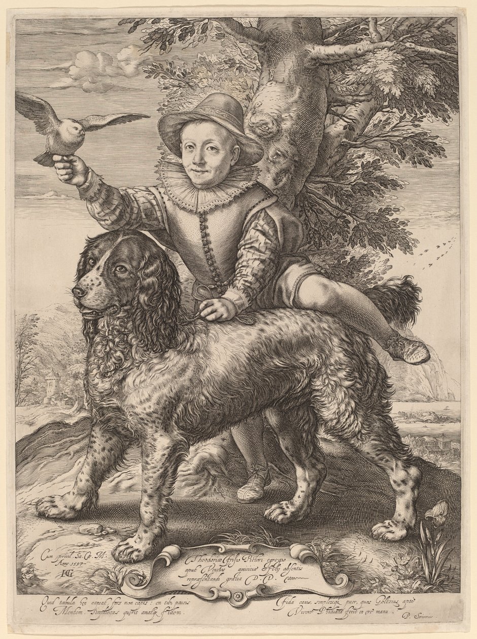Frederik de Vries autorstwa Hendrik Goltzius