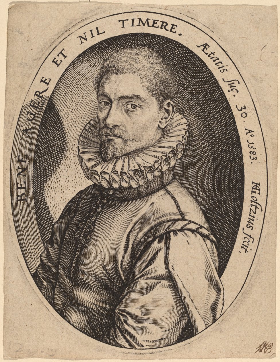 Hieronim Scholiers autorstwa Hendrik Goltzius