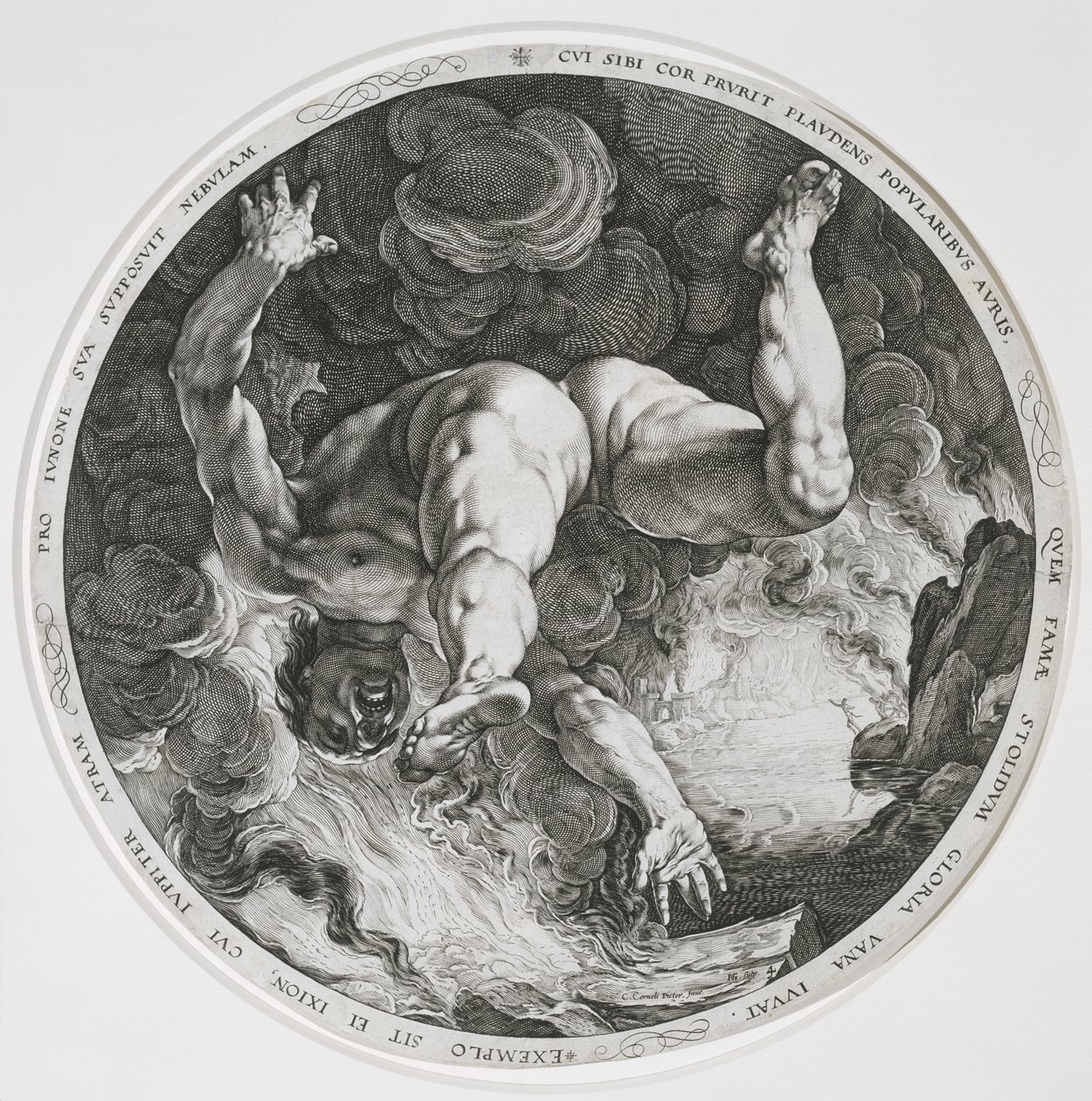 Iksjon, 1588 autorstwa Hendrik Goltzius