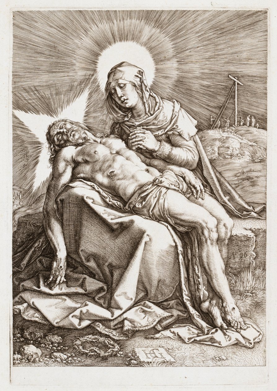 Pieta autorstwa Hendrik Goltzius