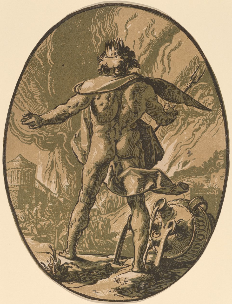 Pluton autorstwa Hendrik Goltzius