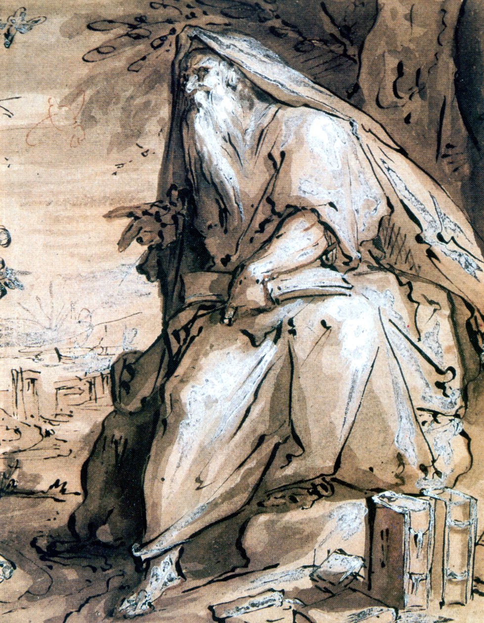 Prorok, ok. 1600 autorstwa Hendrik Goltzius
