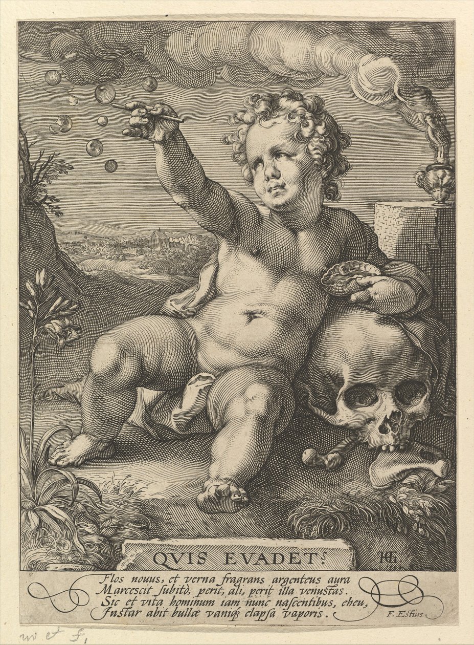 Kto ucieknie, 1594 autorstwa Hendrik Goltzius