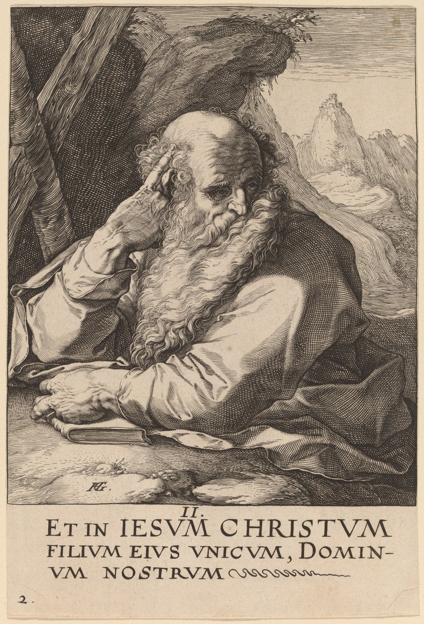 Święty Andrzej autorstwa Hendrik Goltzius