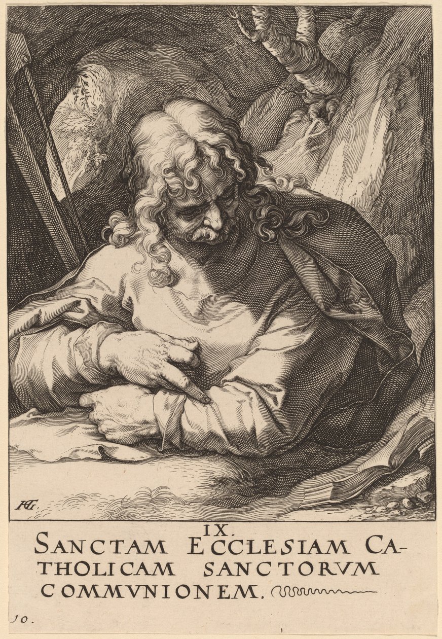 Święty Jakub Mniejszy autorstwa Hendrik Goltzius