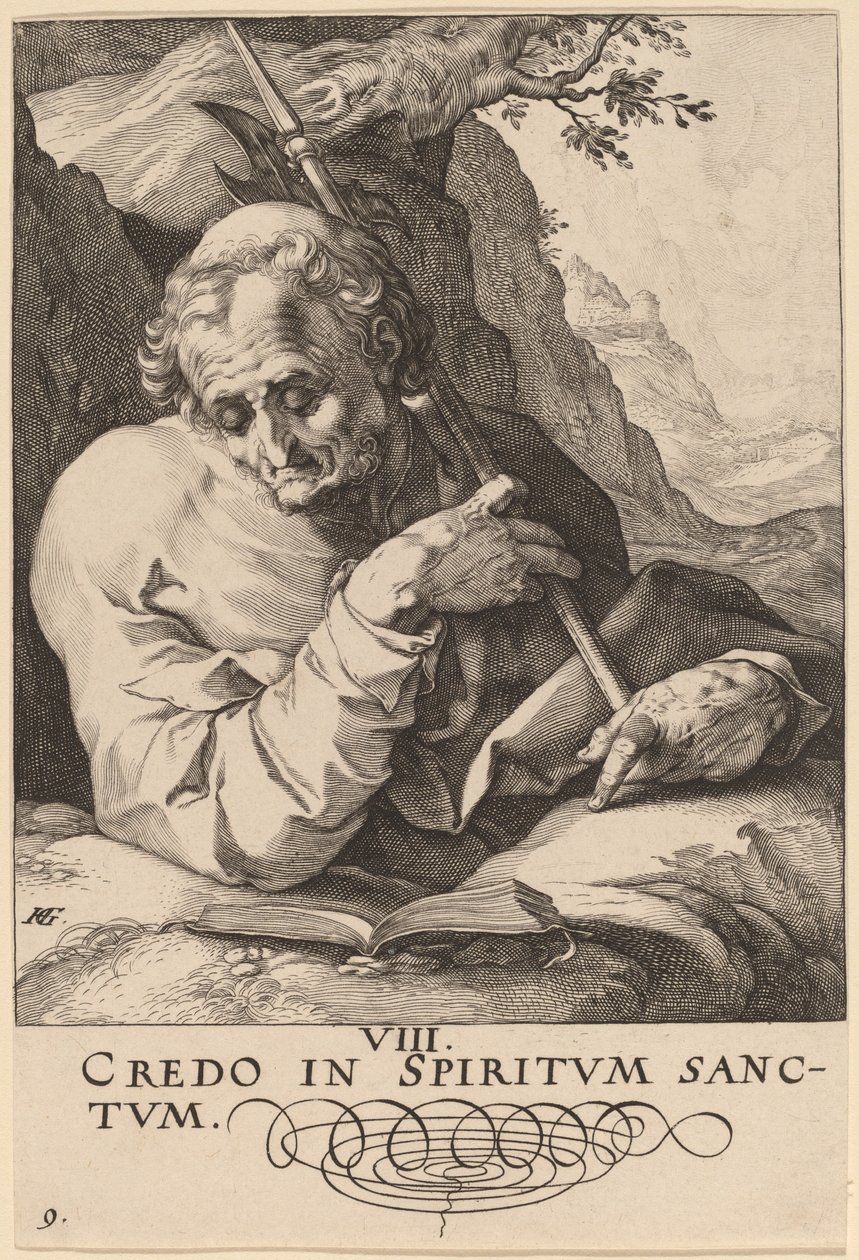 Św. Mateusz autorstwa Hendrik Goltzius