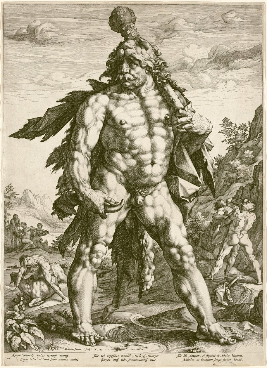Wielki Herkules autorstwa Hendrik Goltzius