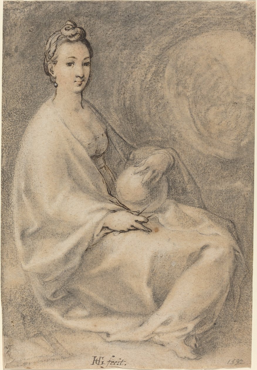 Urania autorstwa Hendrik Goltzius