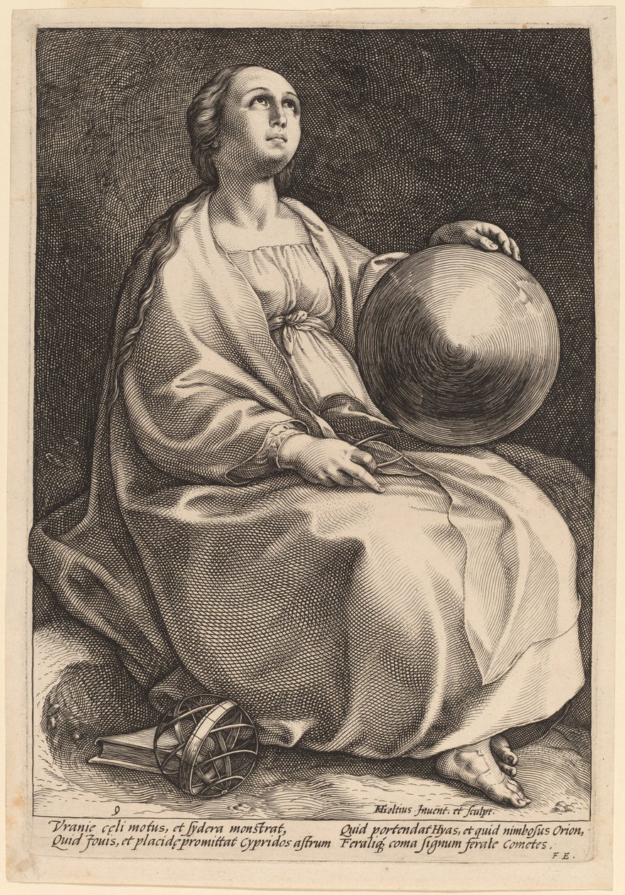 Urania autorstwa Hendrik Goltzius