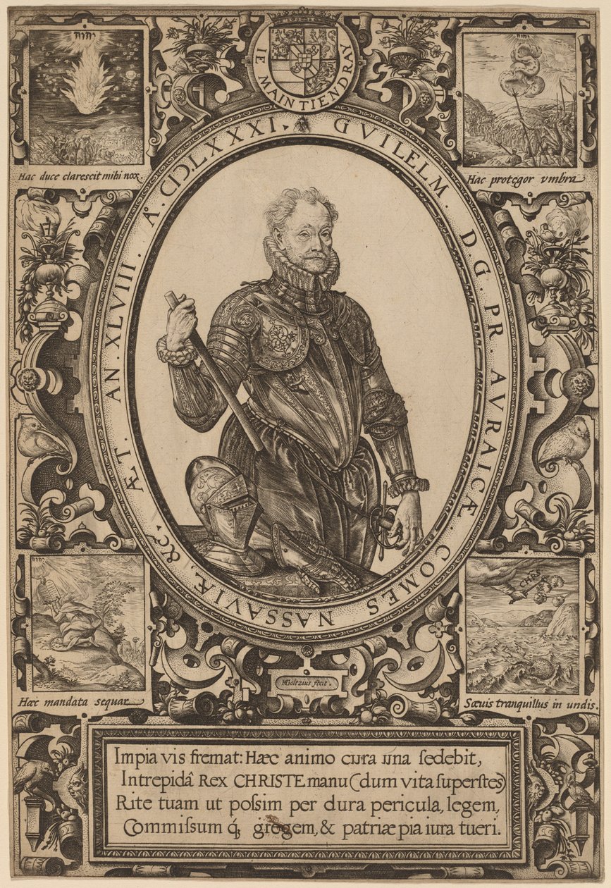 William, hrabia Nassau, książę Orange autorstwa Hendrik Goltzius