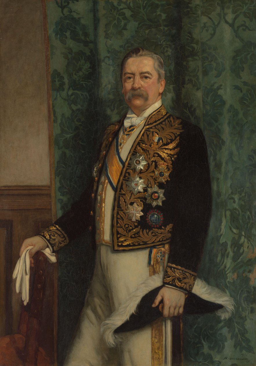 Willem Rooseboom (1843-1920). Generalny Gubernator (1899-1904) autorstwa Hendrik Johannes Haverman
