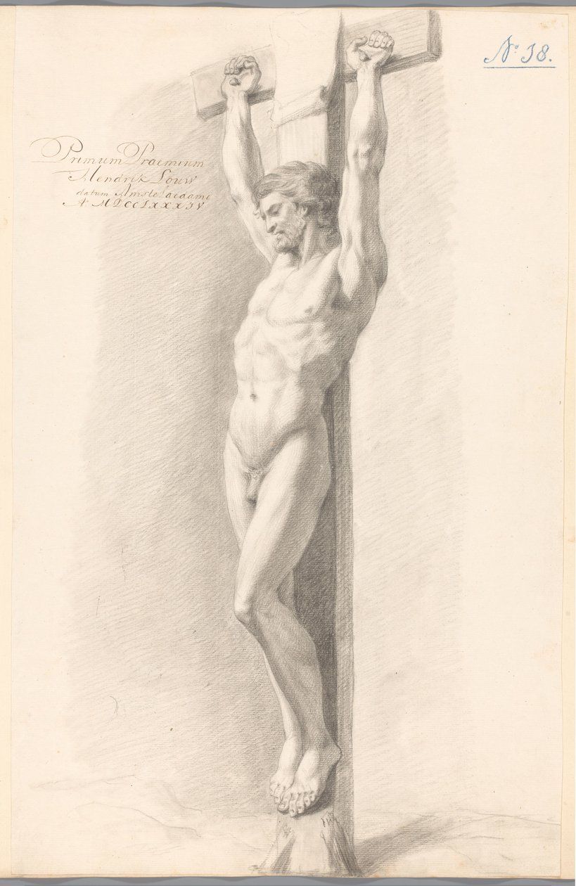 Chrystus na krzyżu (I nagroda 1784) autorstwa Hendrik Louw