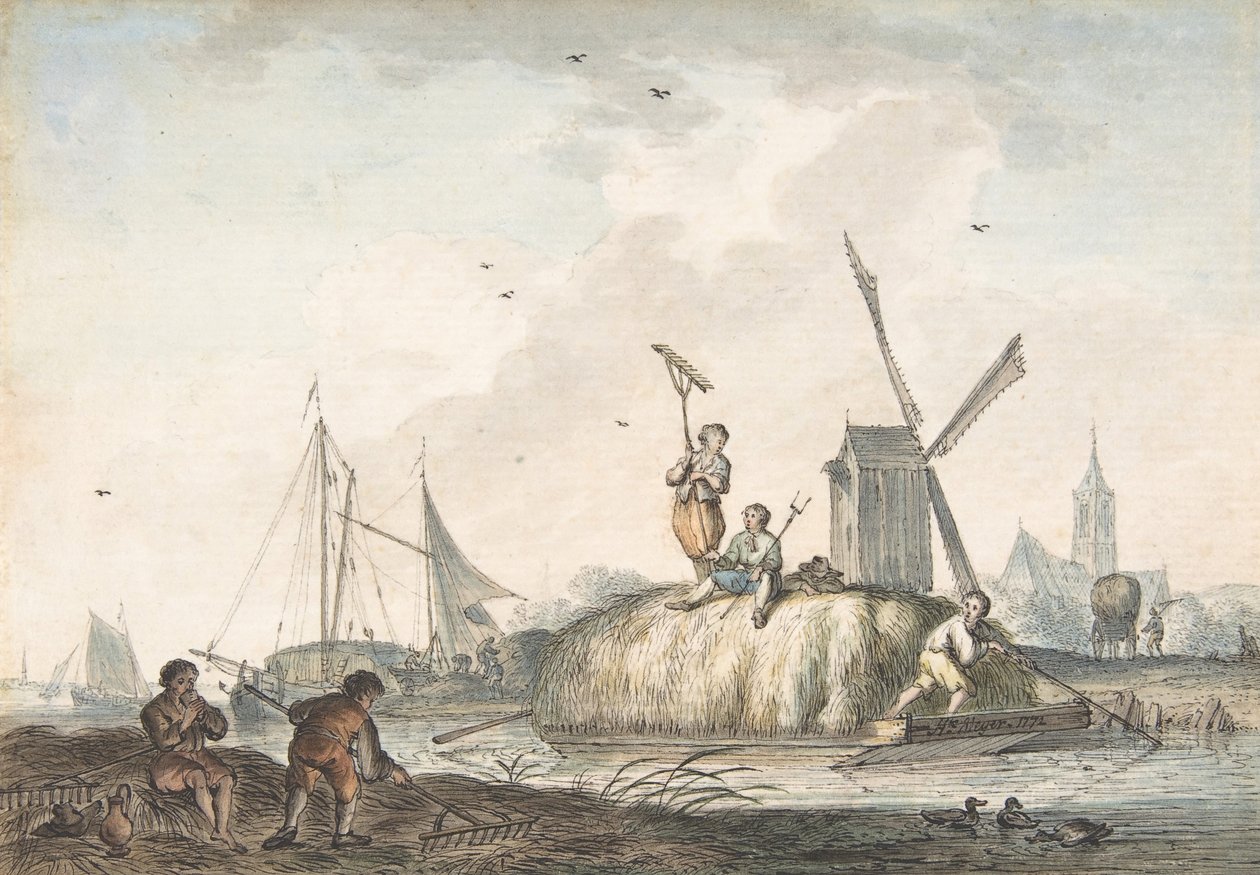 Dwanaście miesięcy, 1772. autorstwa Hendrik Meijer