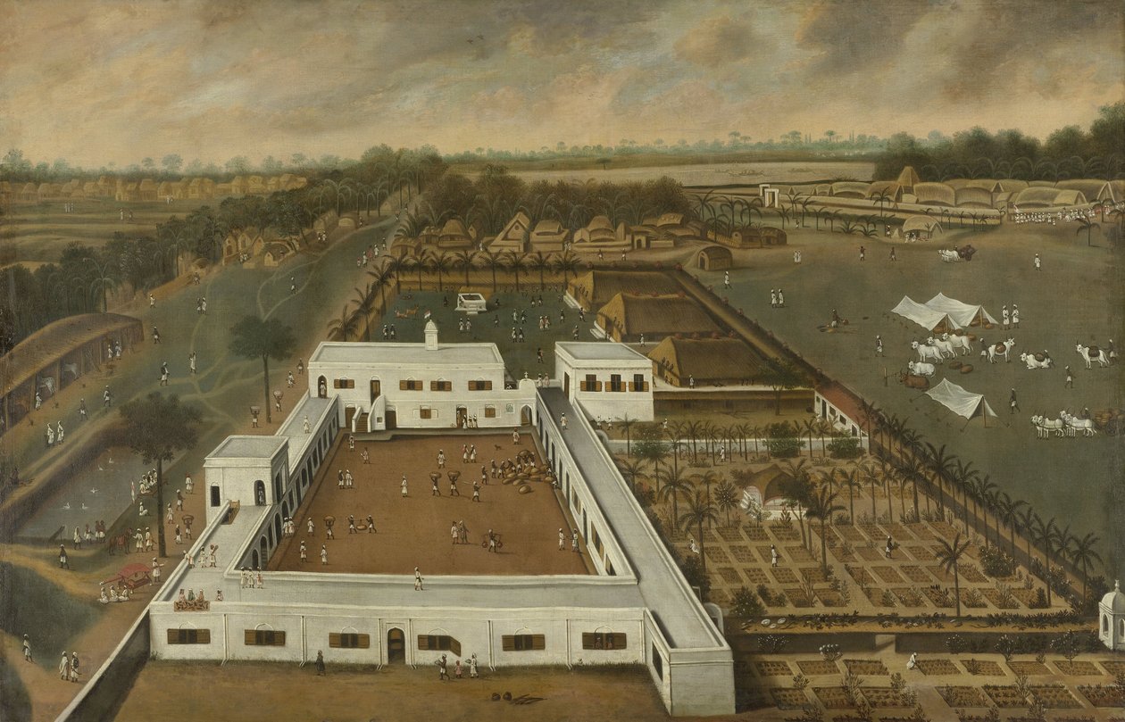 Holenderska Plantacja w Bengalu autorstwa Hendrik van Schuylenburgh