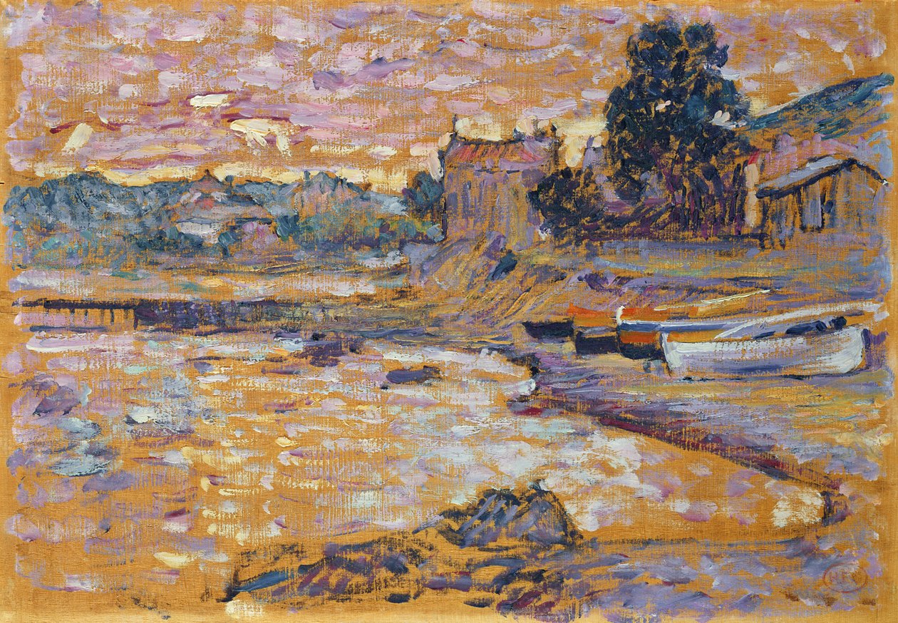Le Lavandou, c.1908-09 autorstwa Henri Edmond Cross
