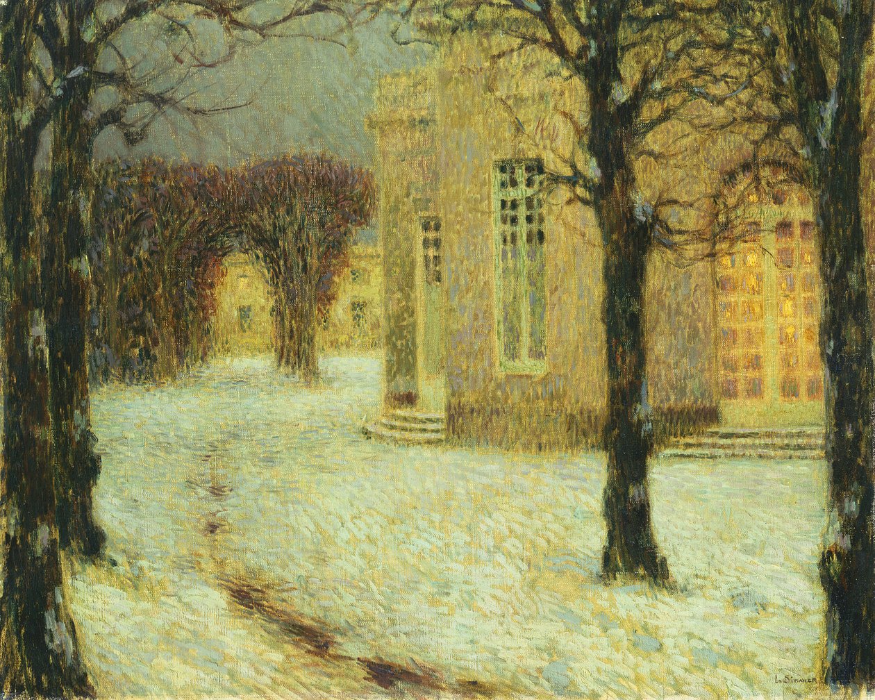 Pawilon w Wersalu, 1912 autorstwa Henri Eugene Augustin Le Sidaner