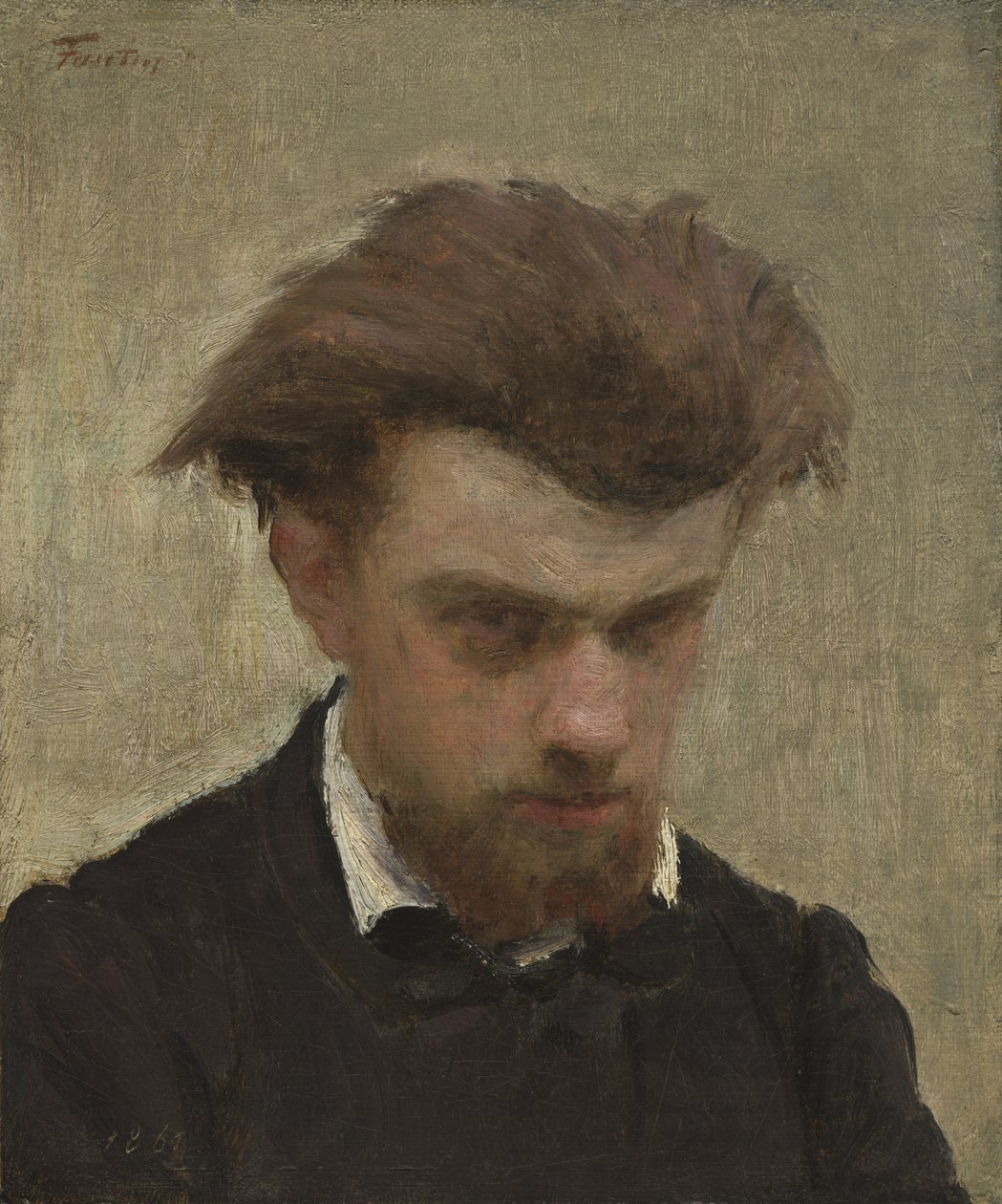 Autoportret autorstwa Ignace Henri Jean Fantin Latour