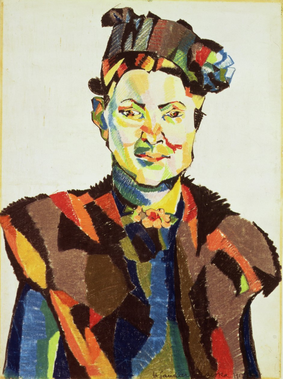 Zofia, 1913 (pastel na płycie) autorstwa Henri Gaudier Brzeska
